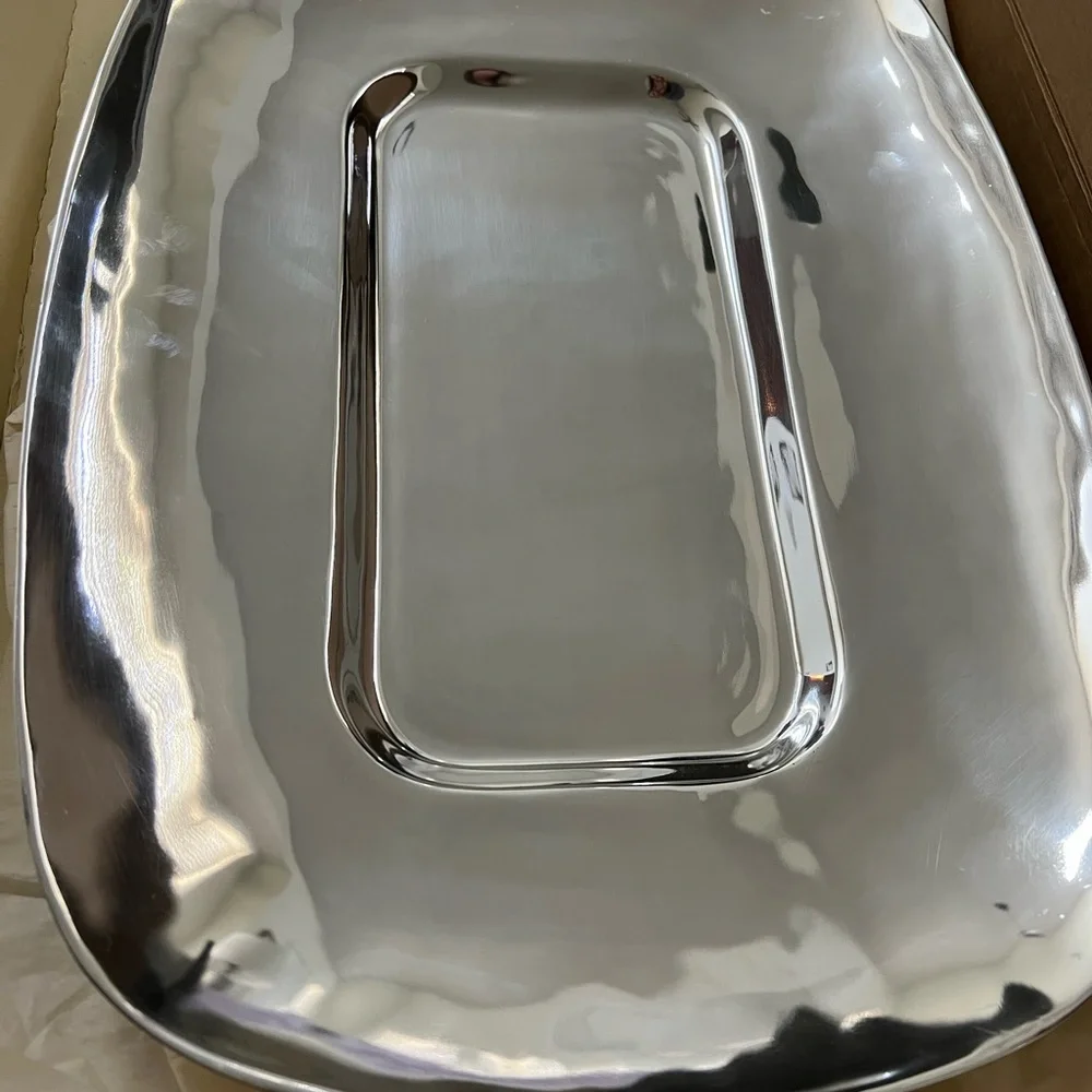 Pottery Barn Silver Dining Platter - Picture 6 of 6